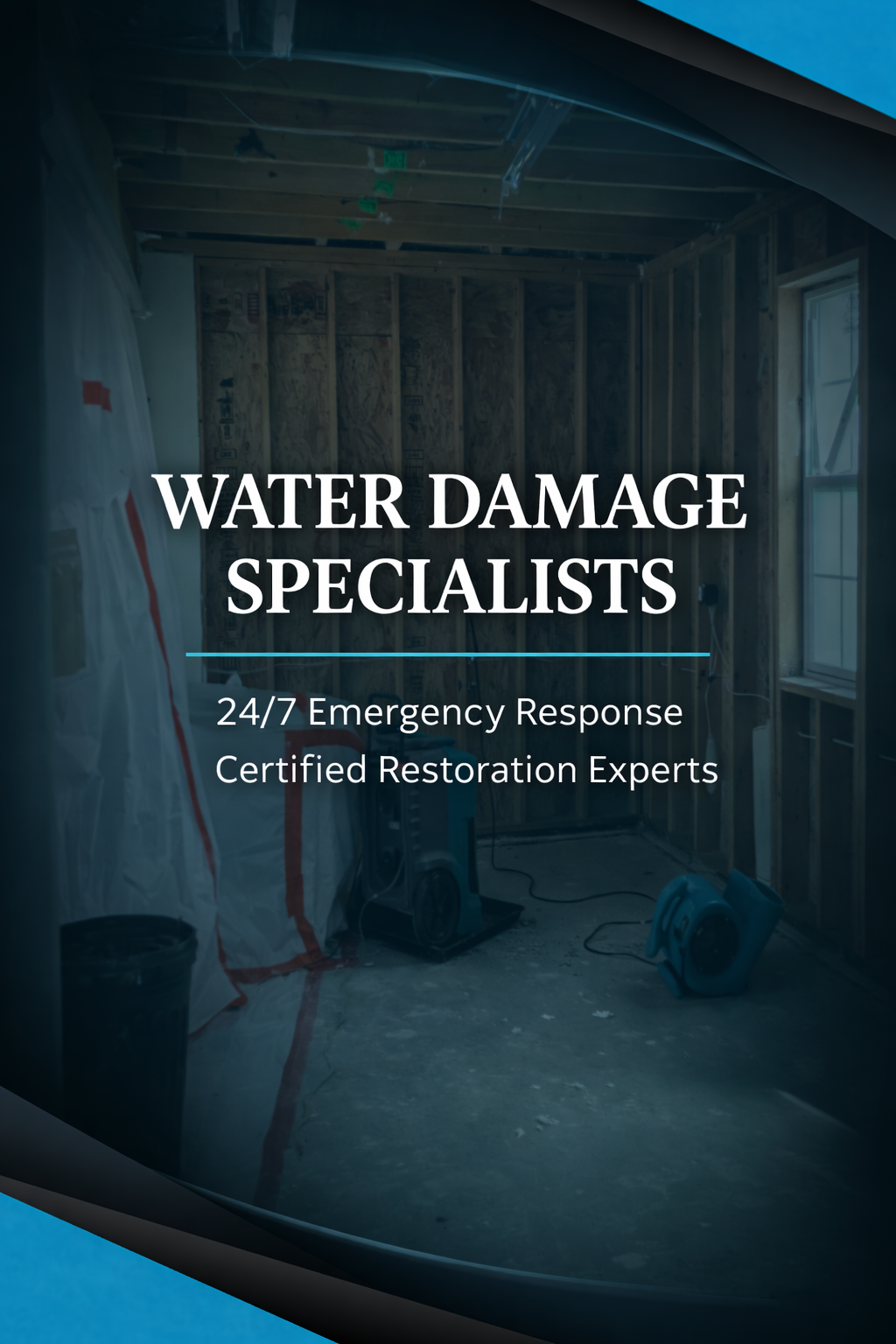 Utah water damage restoration and plumbing team